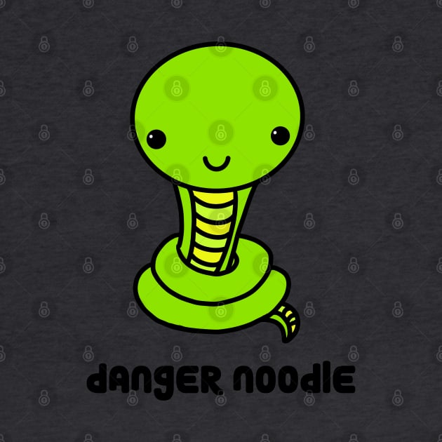 Danger Noodle a cute snake by Pickle-Lily